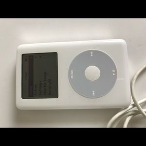 IPod. One of the first, still works great.